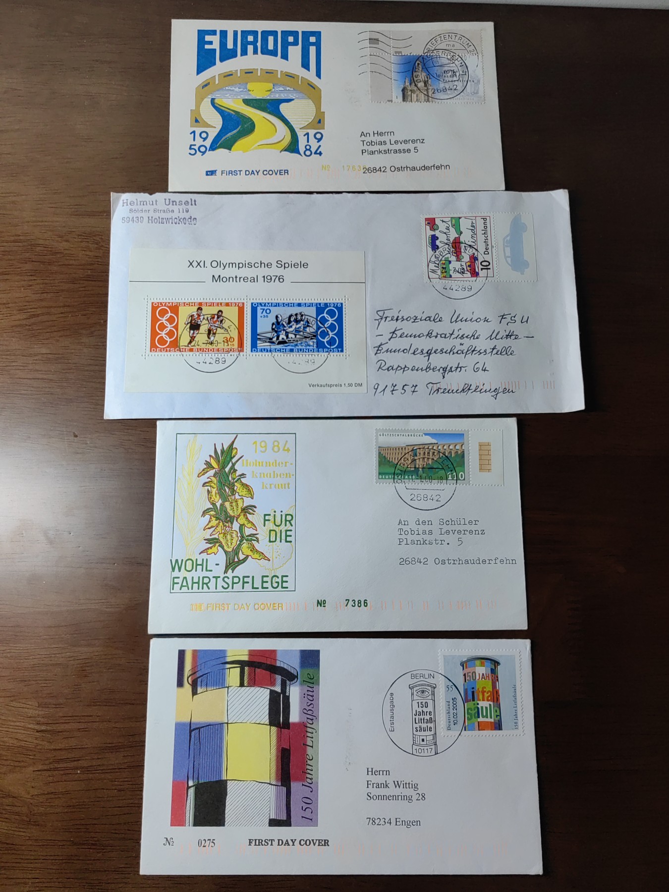 邮品精选第⑤场，含秒杀 德国邮封一组（秒杀）