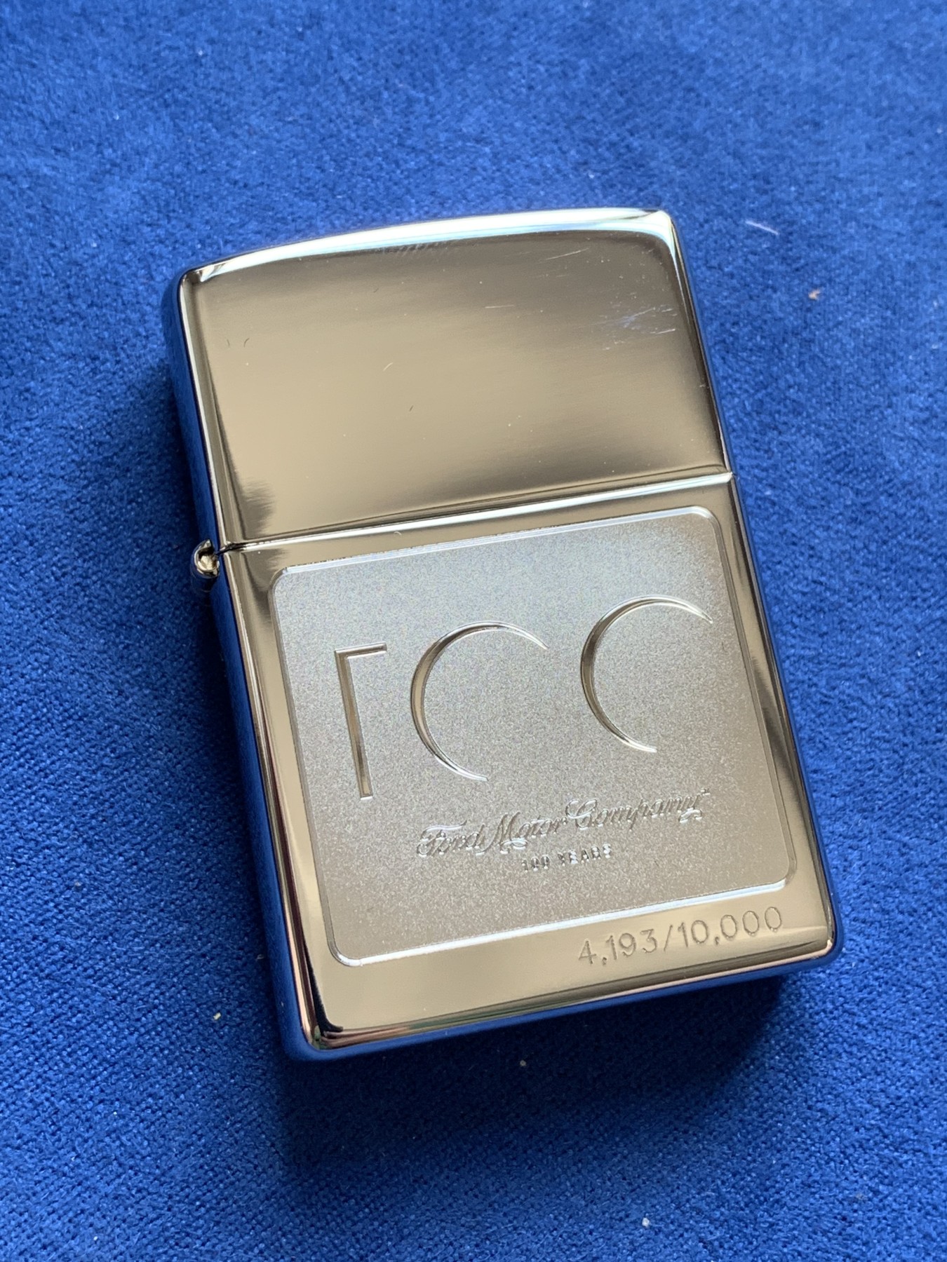 《竞宝斋》第195场-周日，周一 2场 (全场包邮) 福特 Zippo百年纪念 盒证齐全