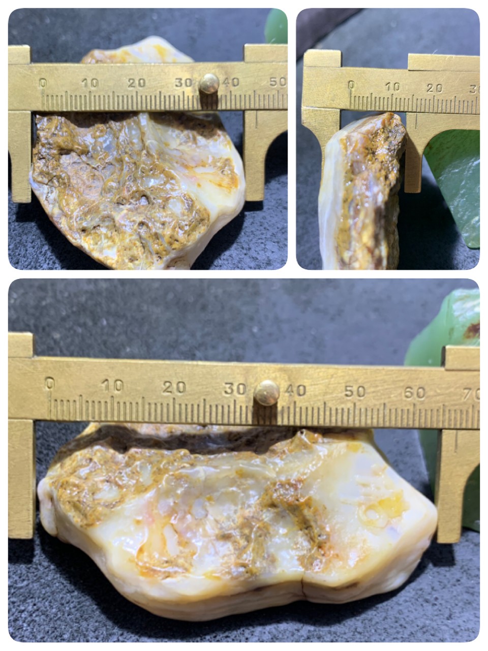 放福利！精美天然原皮阿拉善玛瑙原石手工雕刻佛字把件（吊坠）一颗，