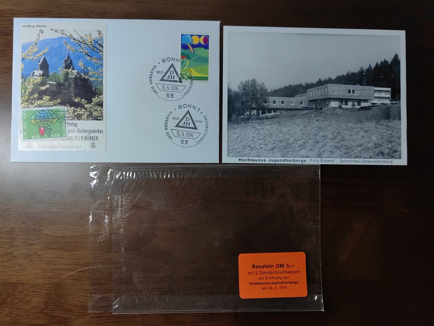 邮品精选第⑤场，含秒杀 1974德国青年旅馆邮封和明信片（秒杀）