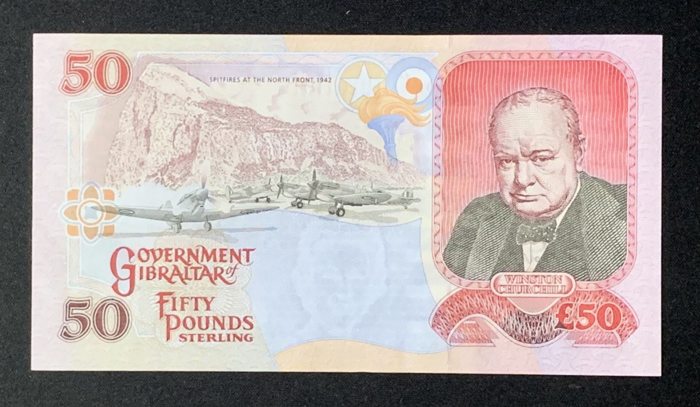 紫瑗钱币——第302期拍卖—纸币场 【AA冠】直布罗陀 2006年 伊丽莎白二世 50磅 UNC