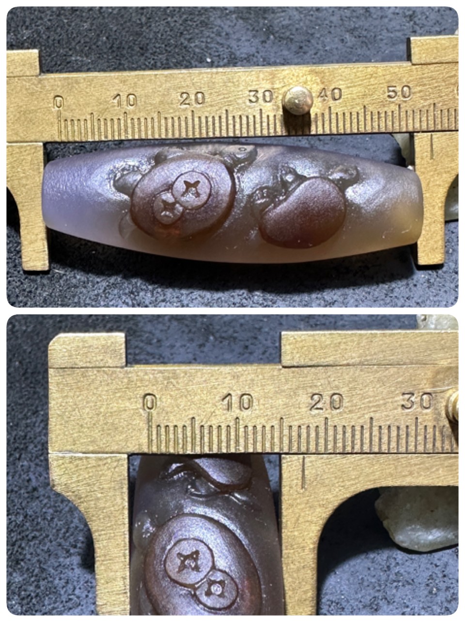 精美亚光高玉化巴西玛瑙手工俏色巧雕金钱龟吊坠一个！