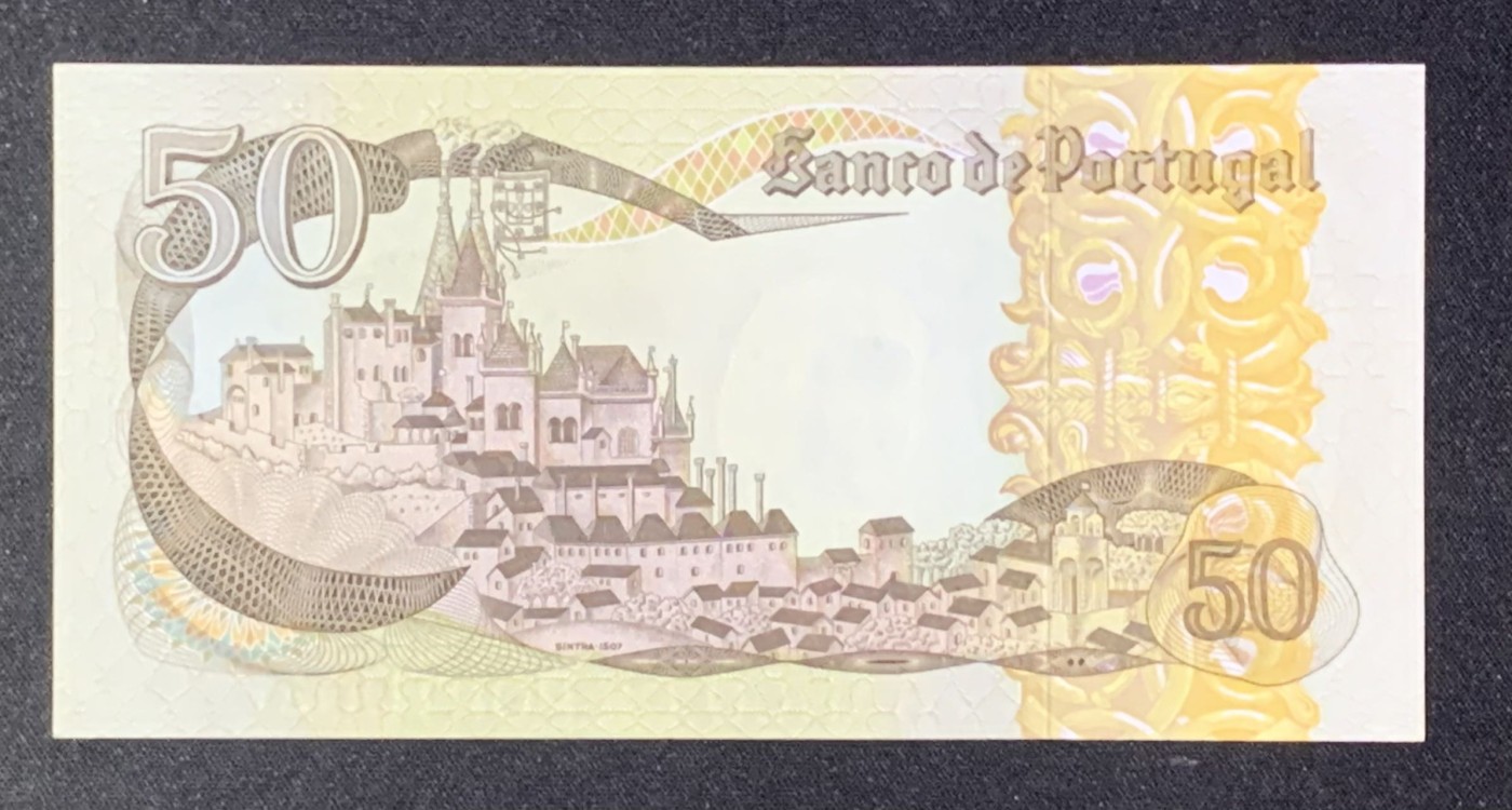 紫瑗钱币——第302期拍卖—纸币场 葡萄牙 1980年 2月1日 多纳玛利亚 50埃斯库多 UNC