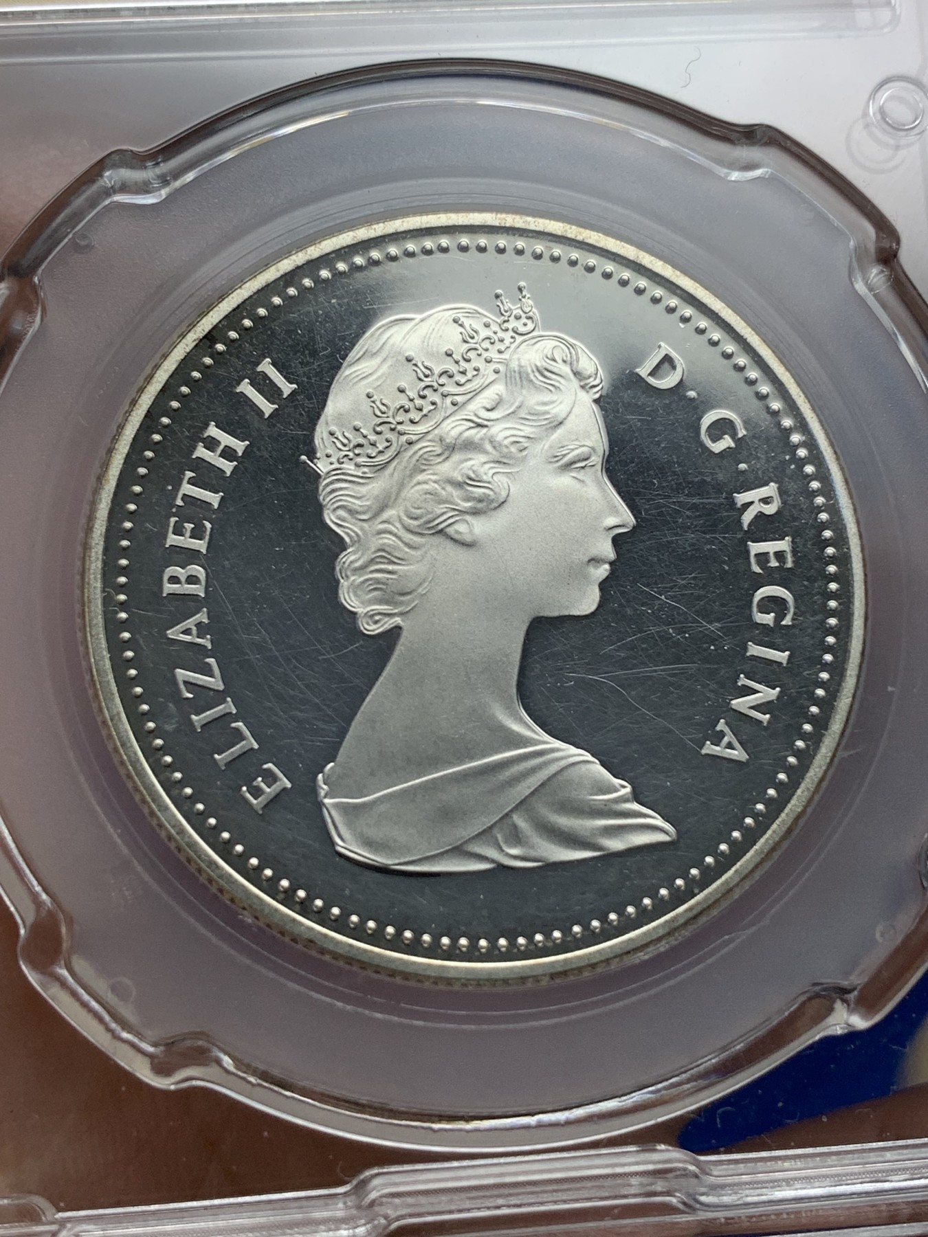 《竞宝斋》第195场-周日，周一 2场 (全场包邮) CSIS PF63 加拿大 1983年 埃德蒙顿大运会 一元 精制纪念 银币