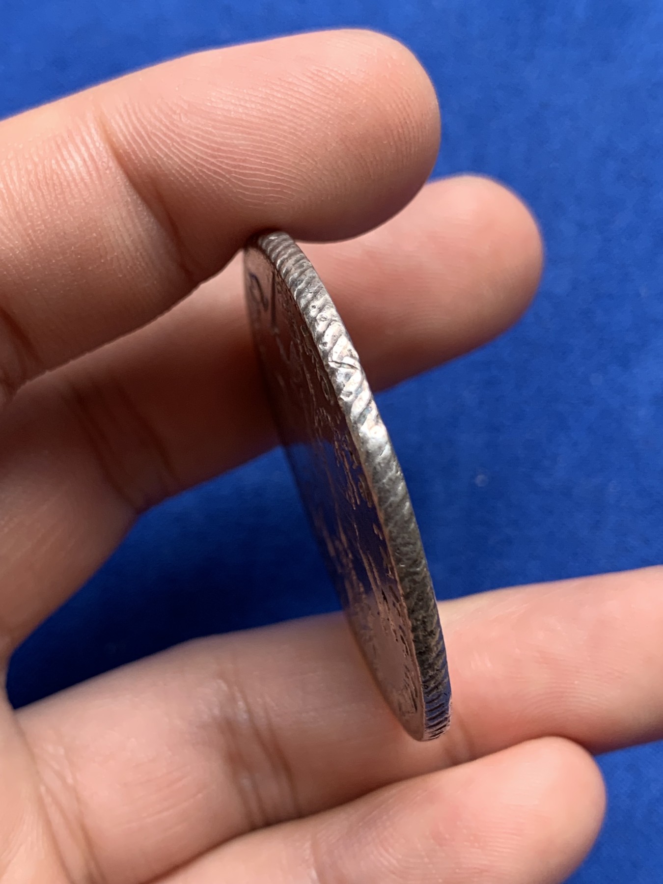 《竞宝斋》第195场-周日，周一 2场 (全场包邮) pcgs au （86674401）已砸盒 1759 荷兰大马剑  细节高点都非常好 可见轻微划痕