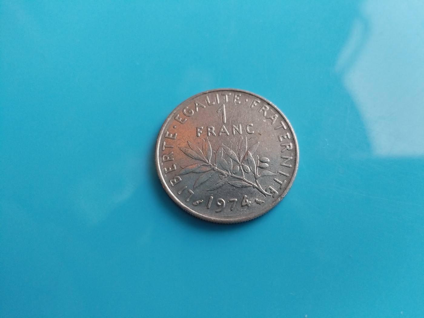 初雪钱币专场（第六期） 1974年法国一法郎