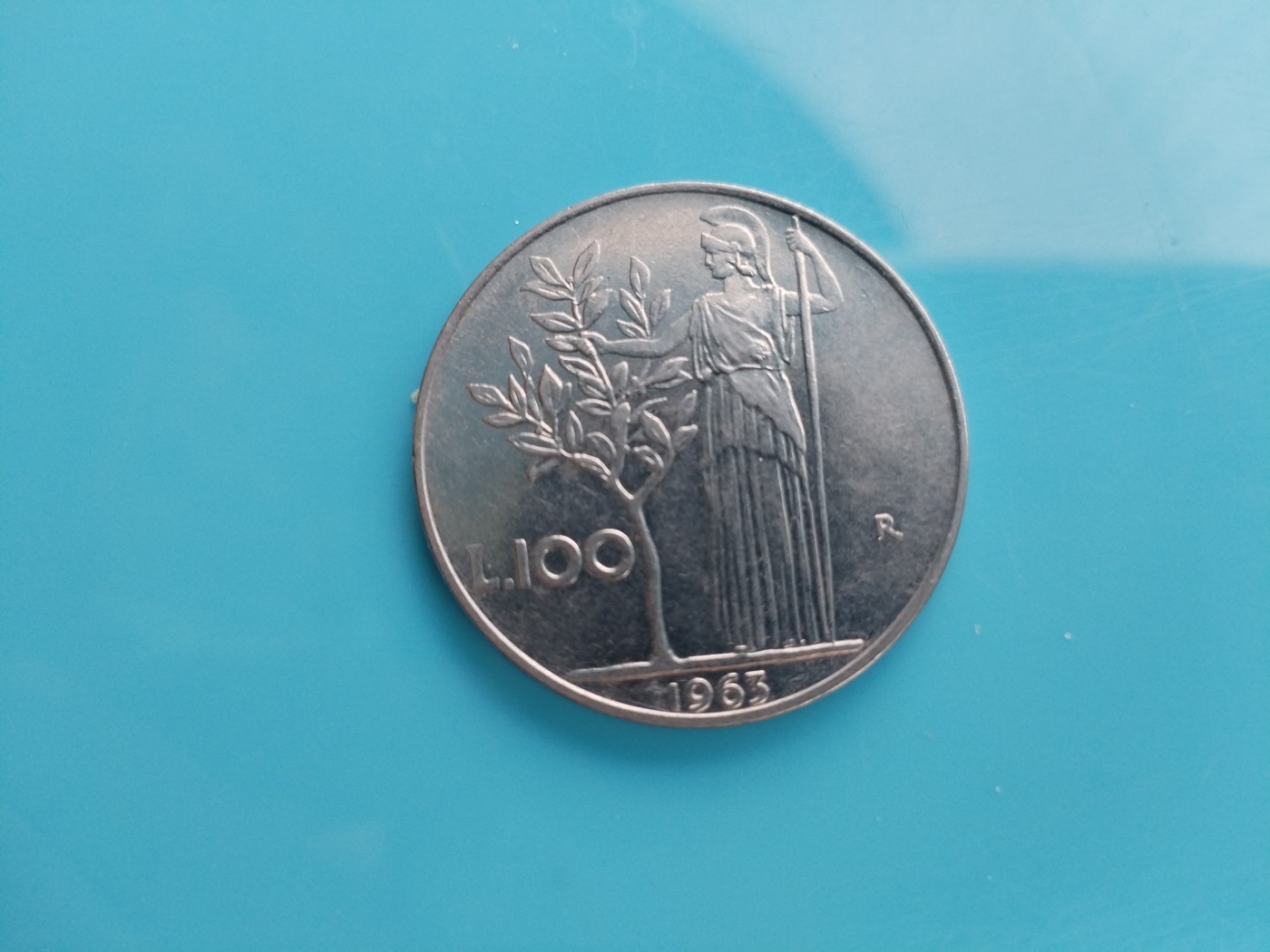 初雪钱币专场（第六期） 1963年意大利100里拉
