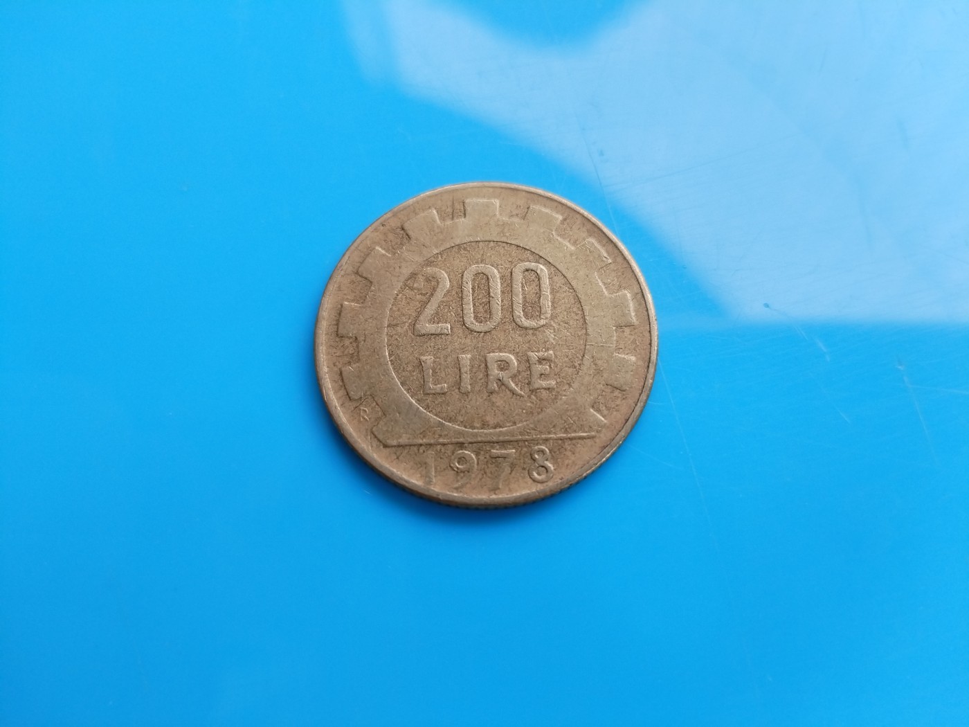 初雪钱币专场（第六期） 1978年意大利200里拉