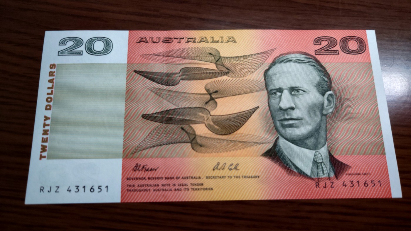 澳大利亚纸币1-2-5-10-20小套尾1同团购 绝品刀拆 免佣金（1-2-5-10也有零售另询）） 澳大利亚20元 纸币 全新绝品刀拆 尾号651