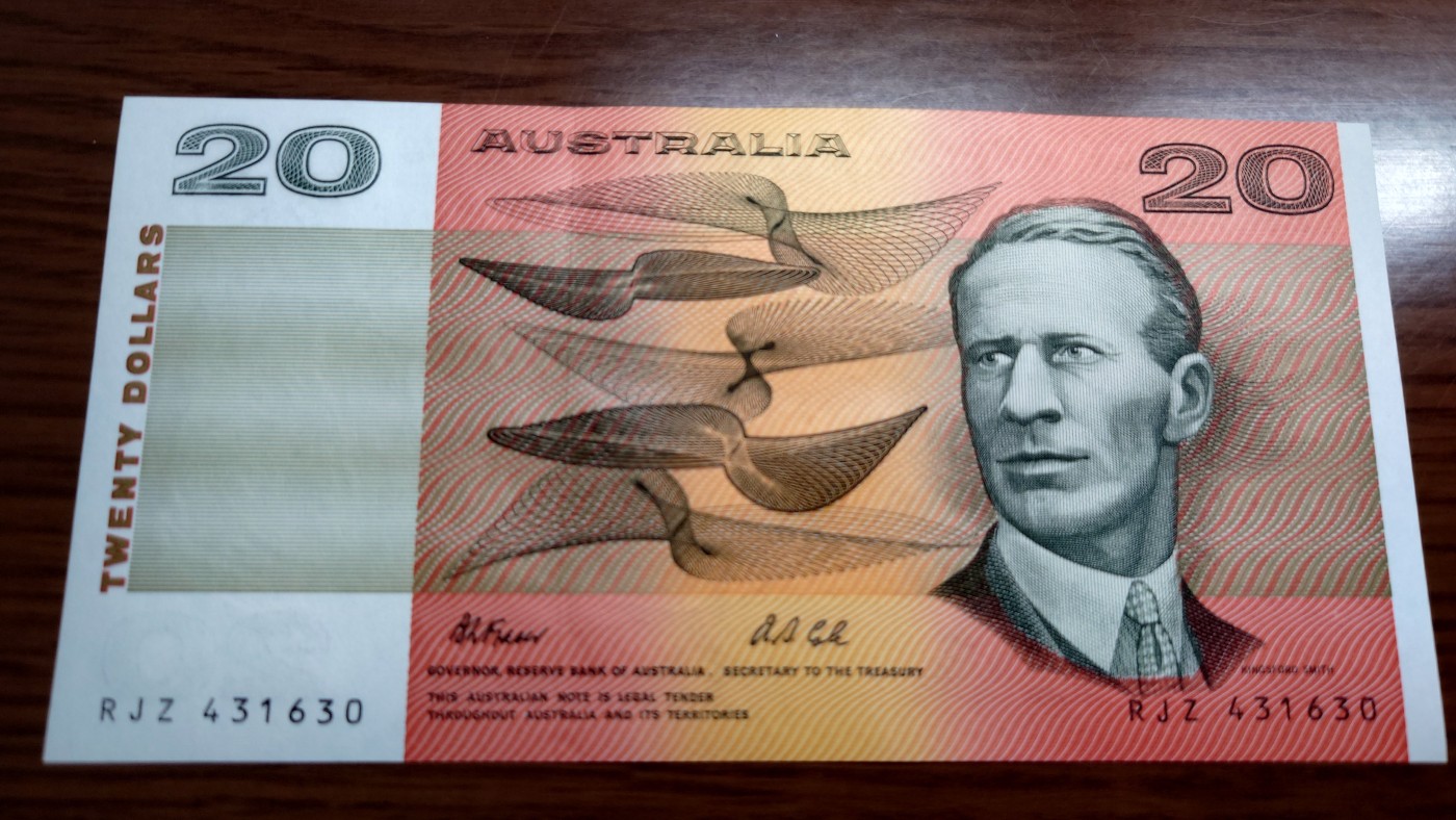 澳大利亚纸币1-2-5-10-20小套尾1同团购 绝品刀拆 免佣金（1-2-5-10也有零售另询）） 澳大利亚20元 纸币 全新绝品刀拆 尾号630