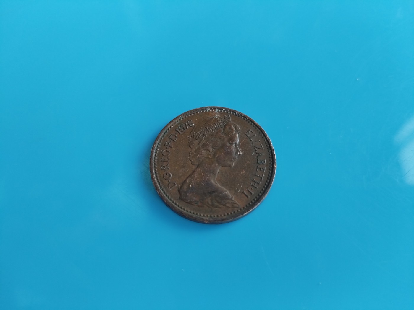 初雪钱币专场（第六期） 1976年英国一便士