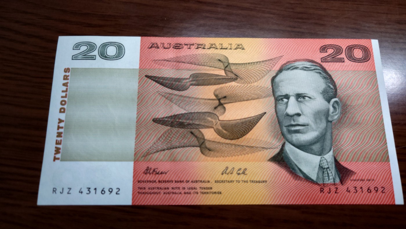 澳大利亚纸币1-2-5-10-20小套尾1同团购 绝品刀拆 免佣金（1-2-5-10也有零售另询）） 澳大利亚20元 纸币 全新绝品刀拆 尾号692