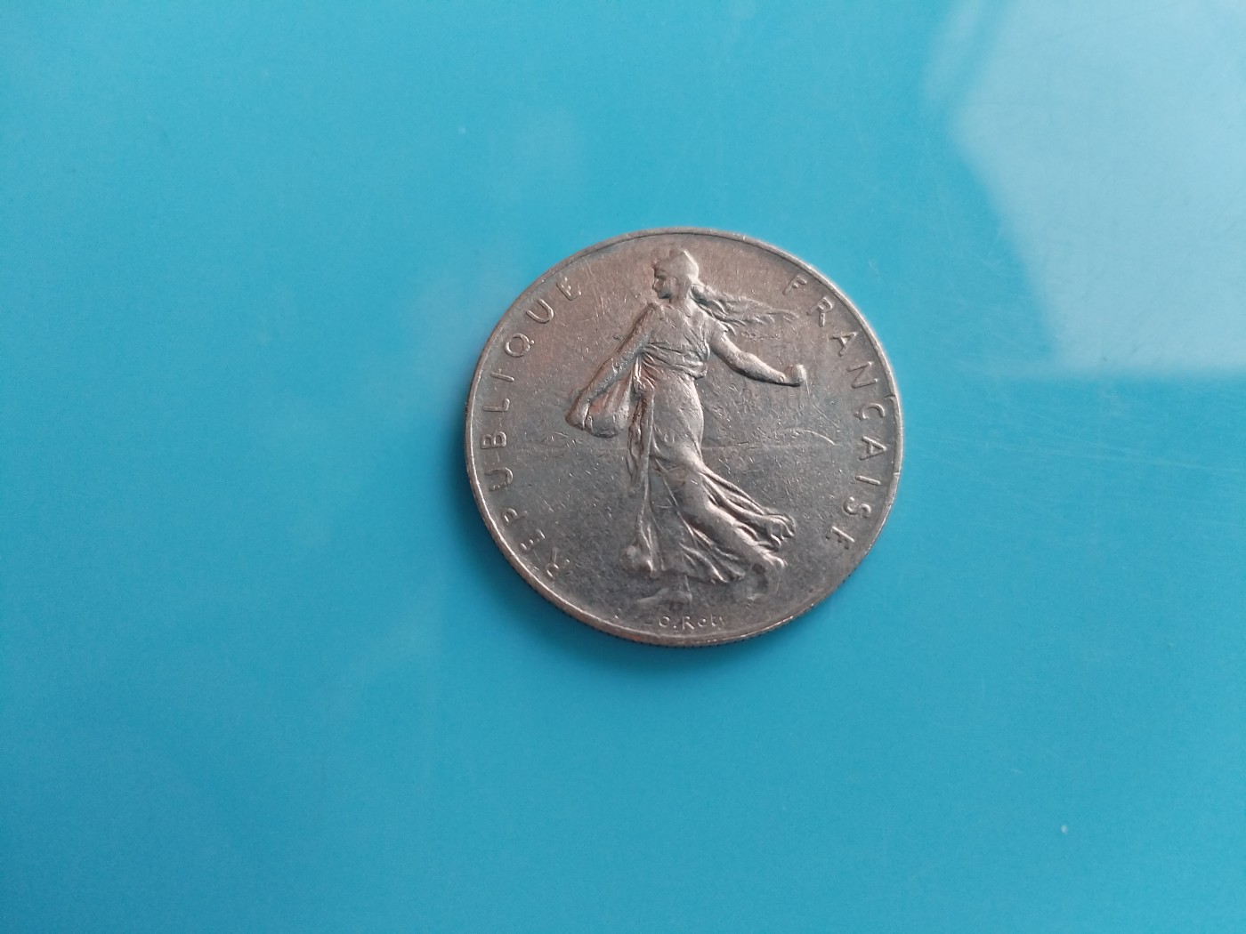 初雪钱币专场（第六期） 1974年法国一法郎