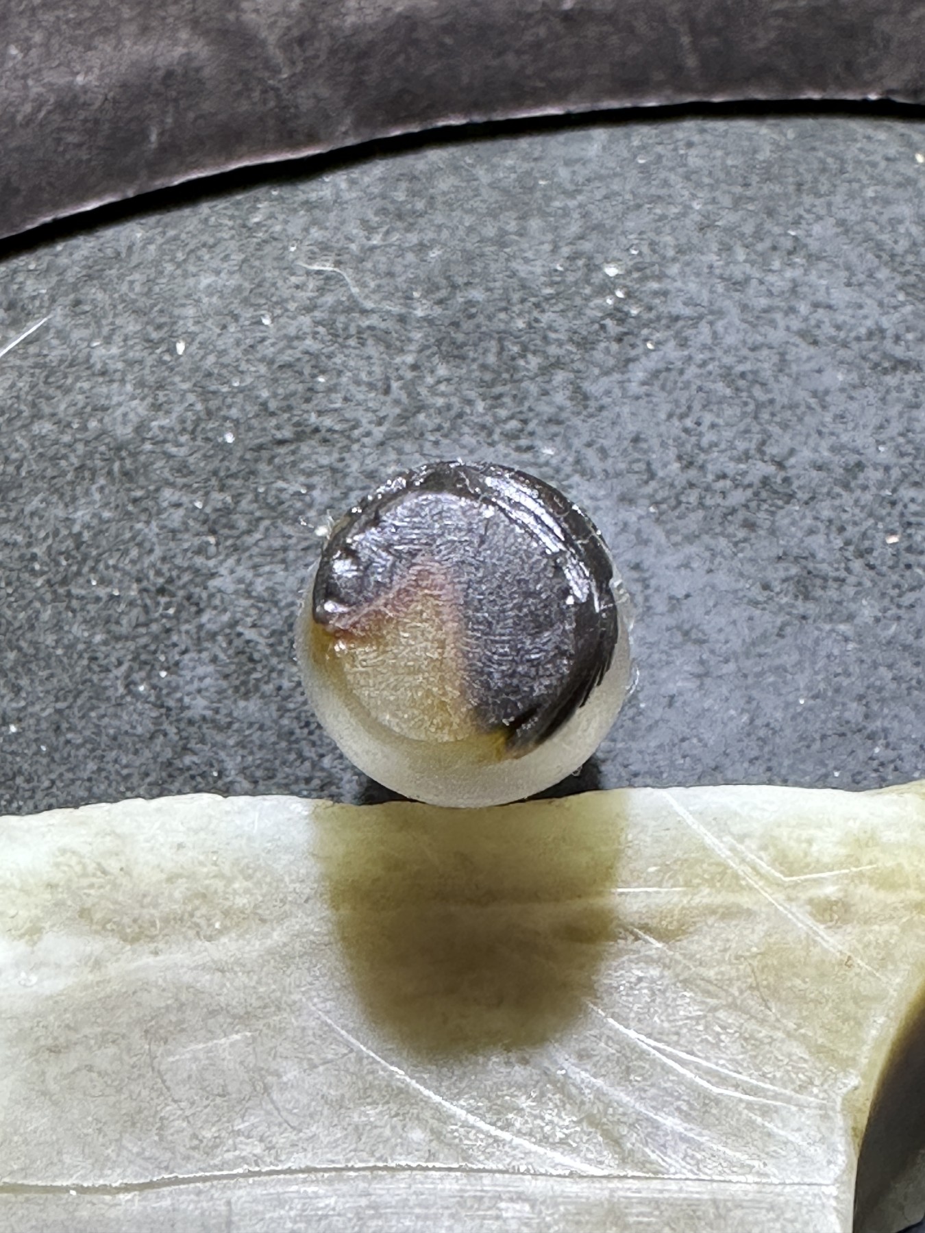 精美亚光高玉化巴西玛瑙手工俏色巧雕鱼跃龙门吊坠（把件）一个！