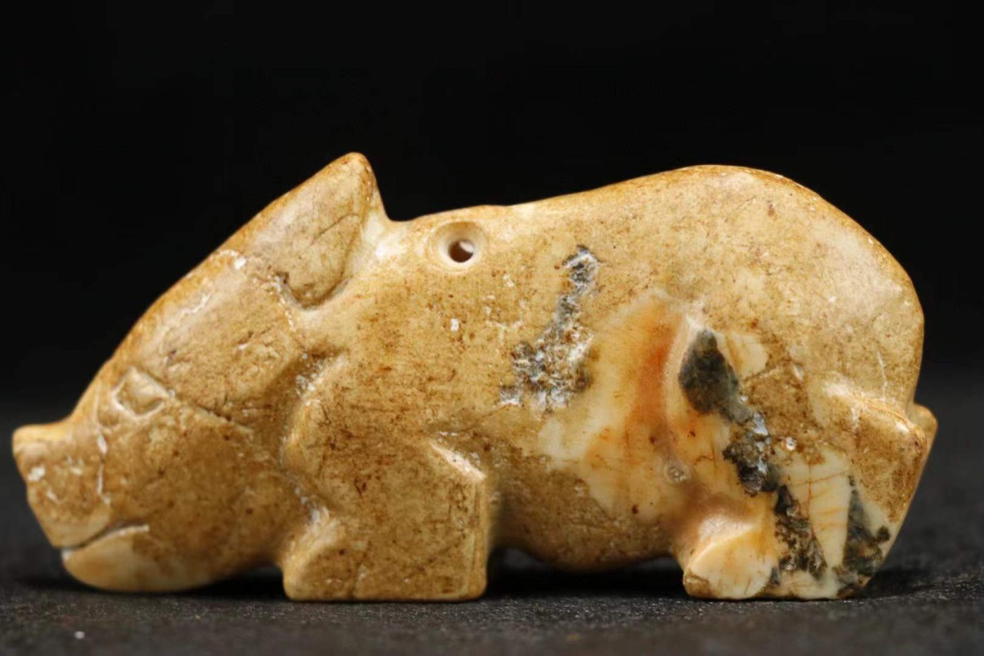 高古玉玉猪高5cm宽10.5cm重170g