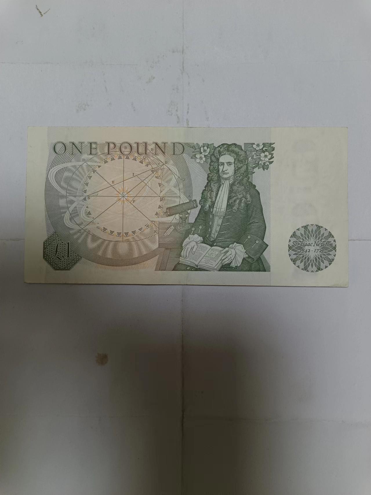 【20230909】非全新纸币第六十三场 英国D序列1镑，好品