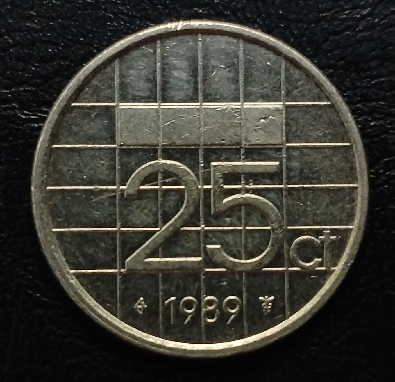 初雪钱币专场（第七期）可搞代拍服务 1989年荷兰25分