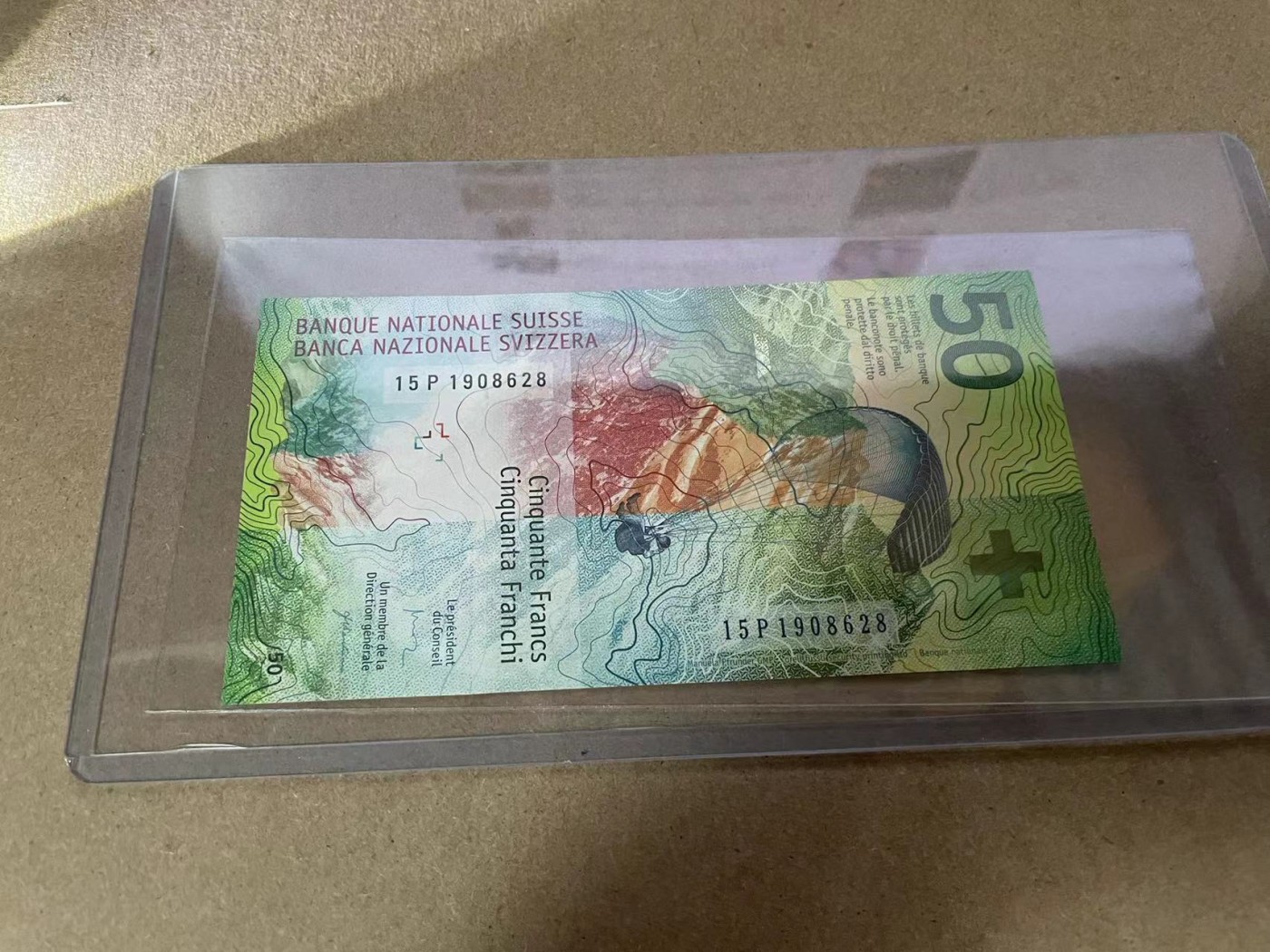 【Blue Auction】✨世界纸币精拍第368期——格雷伯爵夫妇 【15P1908628】瑞士 2015年50法郎 全新UNC