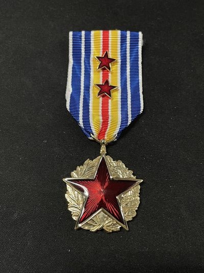 戎马世界章牌大赏第47期 - 法国战伤奖章，带少见双星勋饰