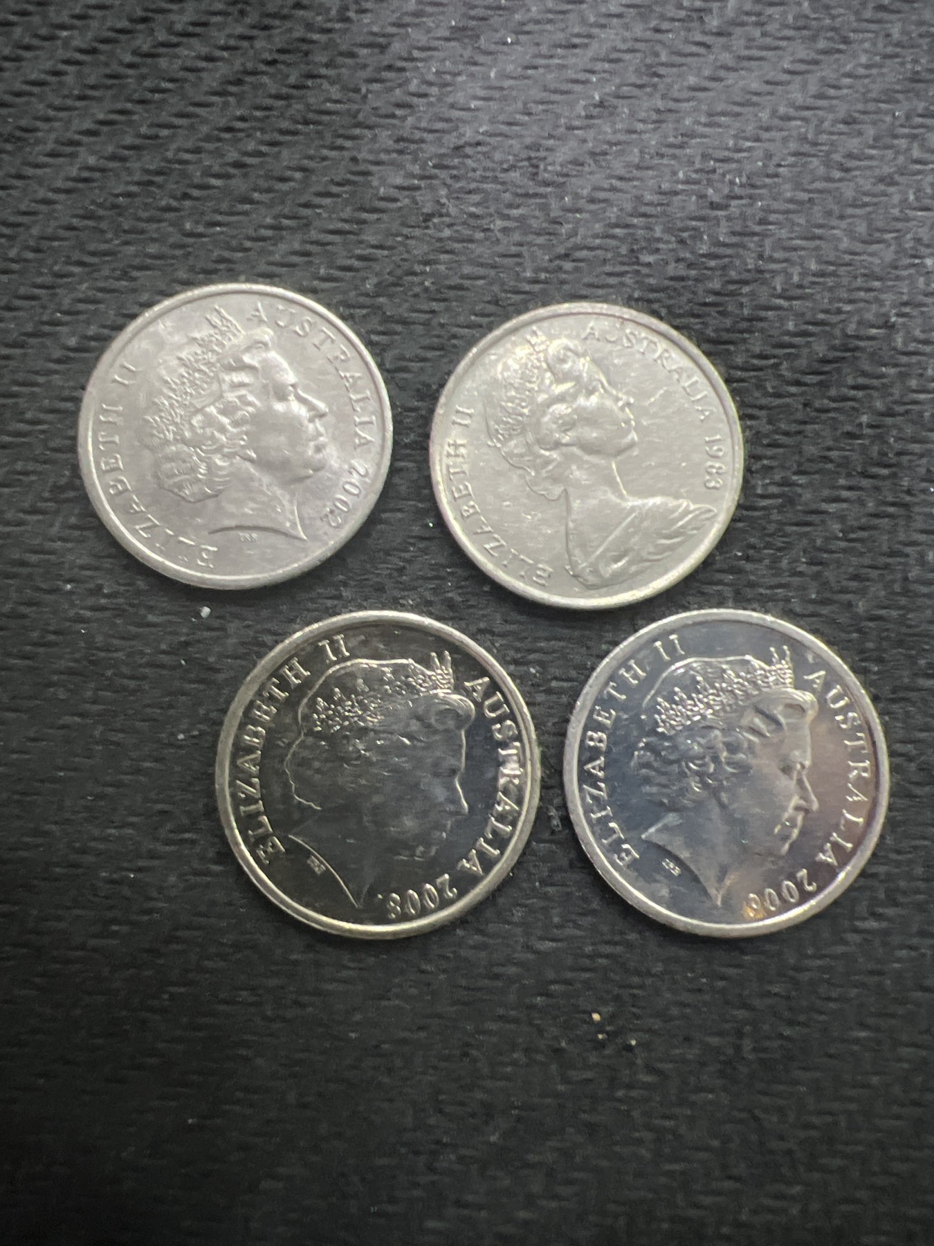 飞翔风筝第八场世界钱币拍卖 澳大利亚4枚不同年份