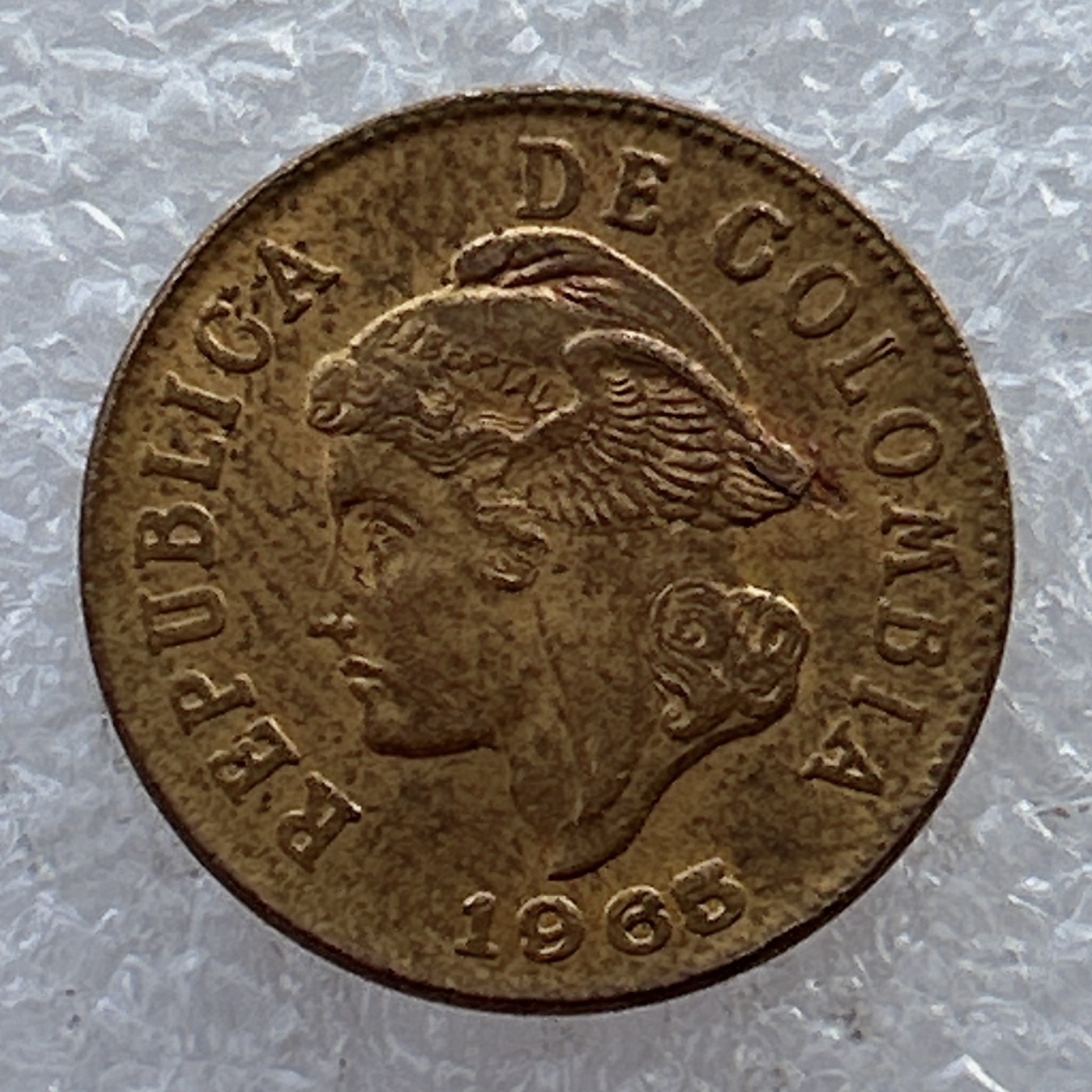 全场一元起拍 世界钱币散币场 第22期 哥伦比亚1965年2分