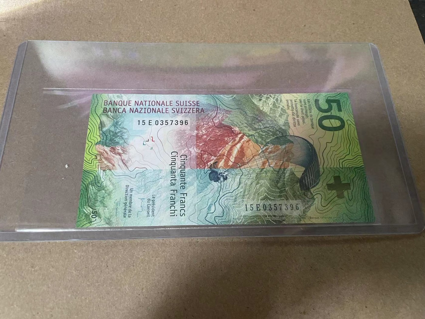 【Blue Auction】✨世界纸币精拍第368期——格雷伯爵夫妇 【15E0357396】瑞士 2015年50法郎 全新UNC