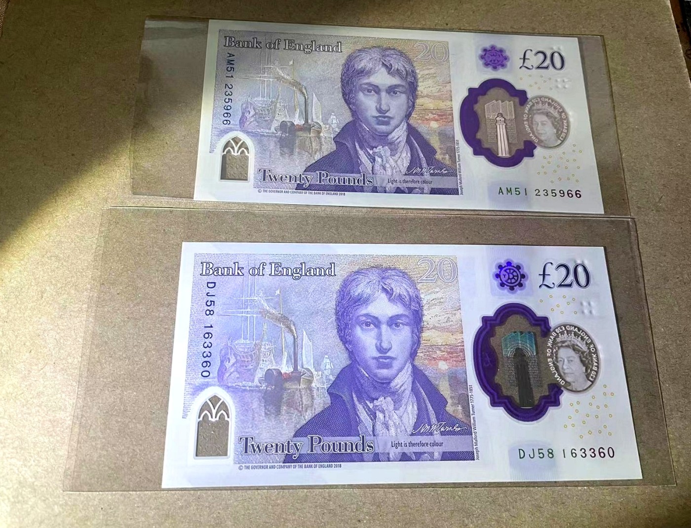 【Blue Auction】✨世界纸币精拍第368期——格雷伯爵夫妇 【一组2张无47】英国 2018年20镑 全新UNC