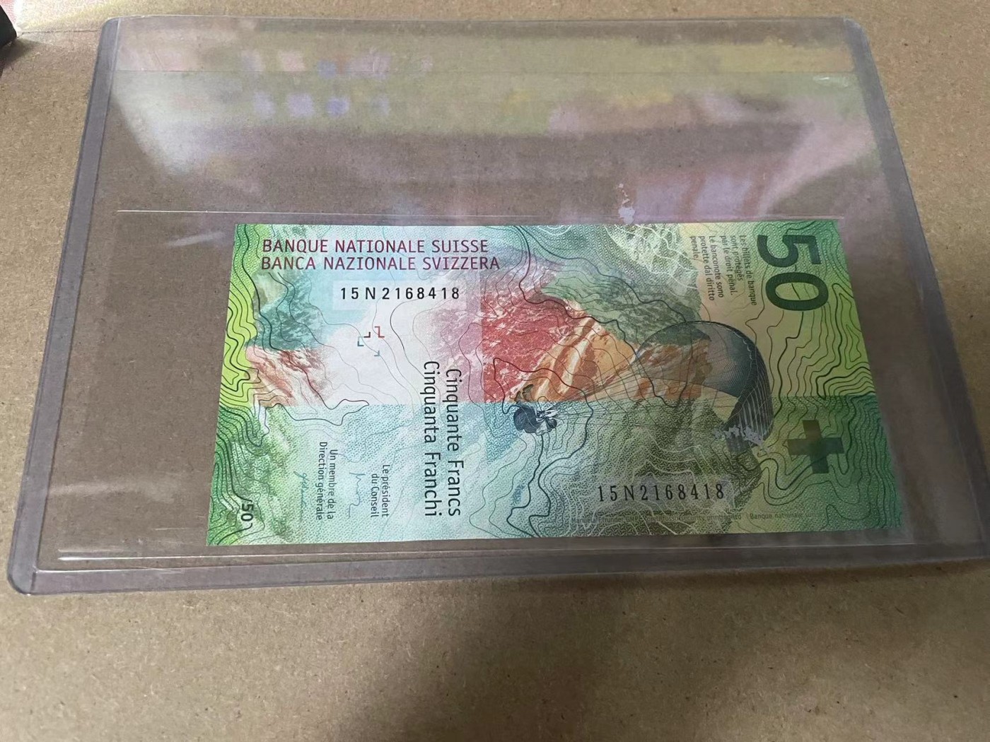 【Blue Auction】✨世界纸币精拍第368期——格雷伯爵夫妇 【15N2168418】瑞士 2015年50法郎 全新UNC