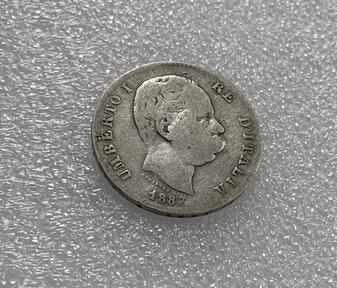 瓶子🏺第108期拍卖会  意大利1887年1里拉银币