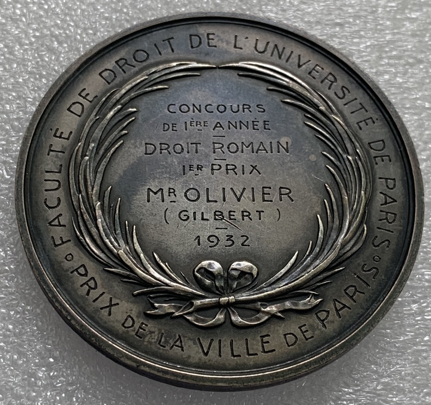 瓶子🏺第108期拍卖会 法国 1932年公证人公正女神纪念大银章  50克