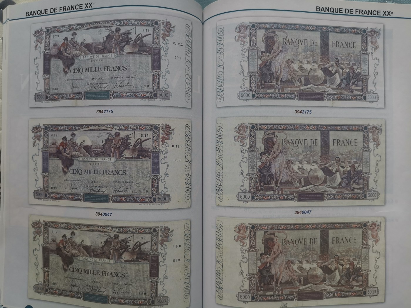 【Blue Auction】✨世界纸币精拍第368期——格雷伯爵夫妇 法国 纸币目录 一册 介绍十分详细 工具书