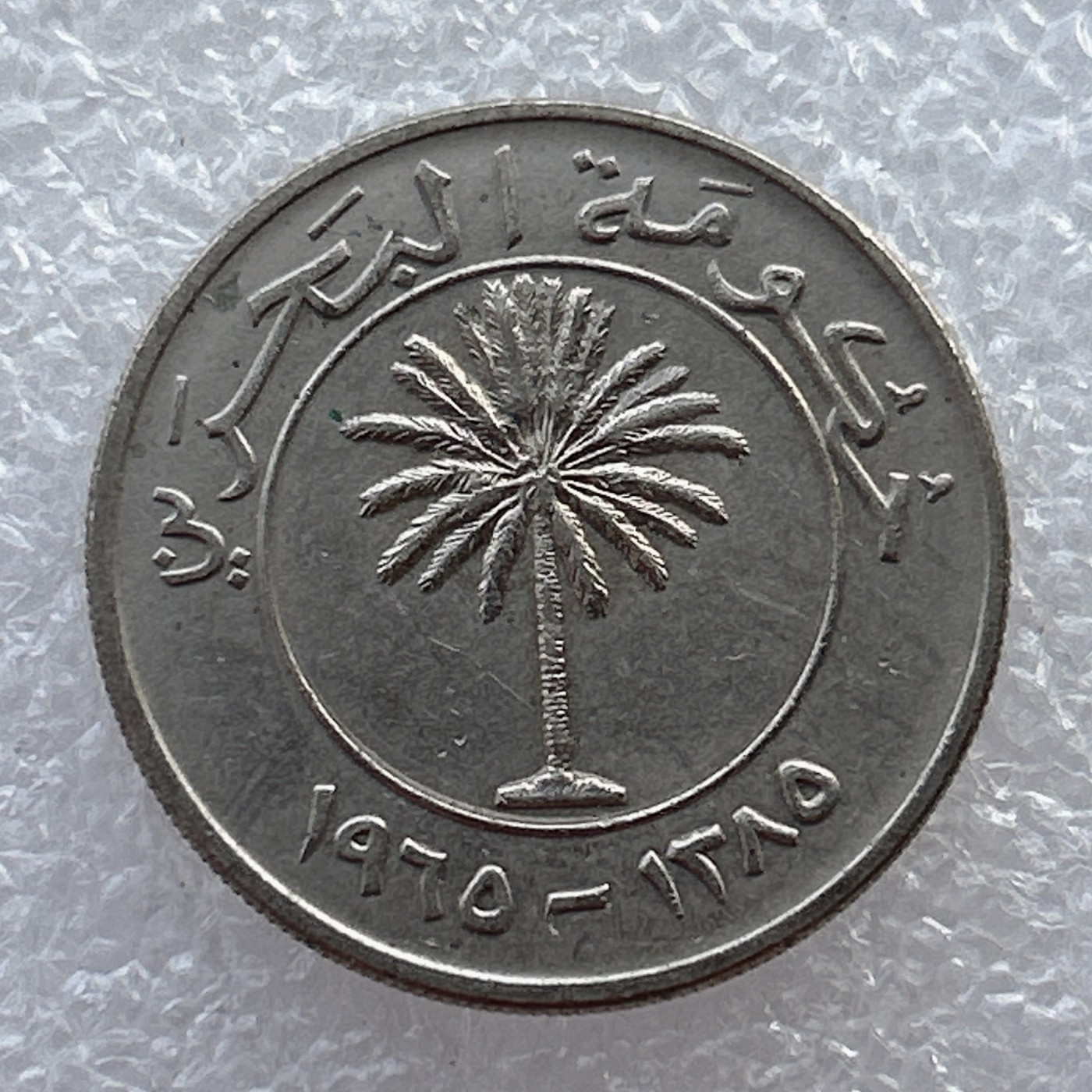 全场一元起拍 世界钱币散币场 第22期 巴林100费尔硬币 棕榈树