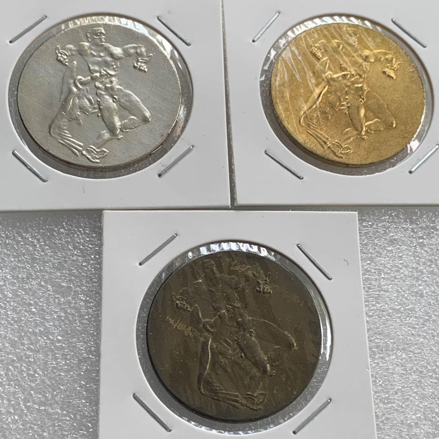 瓶子🏺第108期拍卖会  德国1923年紧张时期普罗米修斯3枚套  完美品相