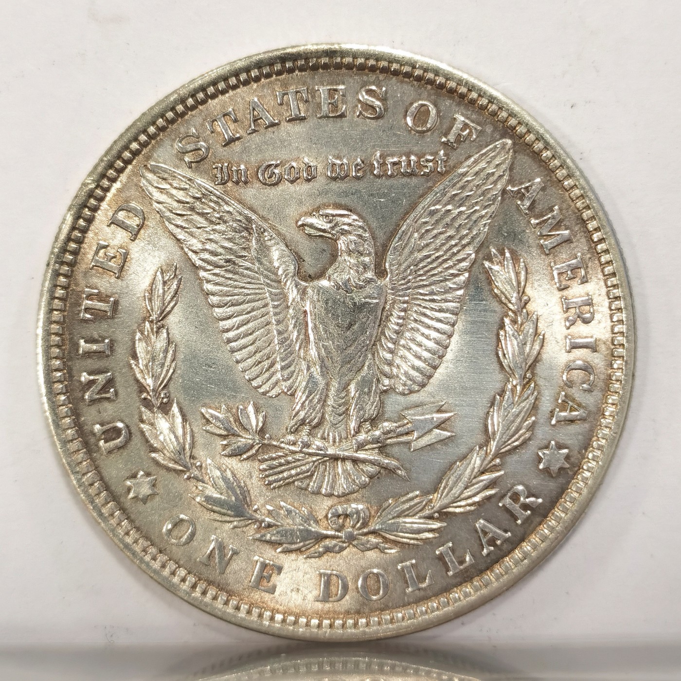 博洋堂世界钱币拍卖第042期周六场（全场包邮）本周五、周六二场连拍 美国1921年摩根银币，品相很好，车轮光