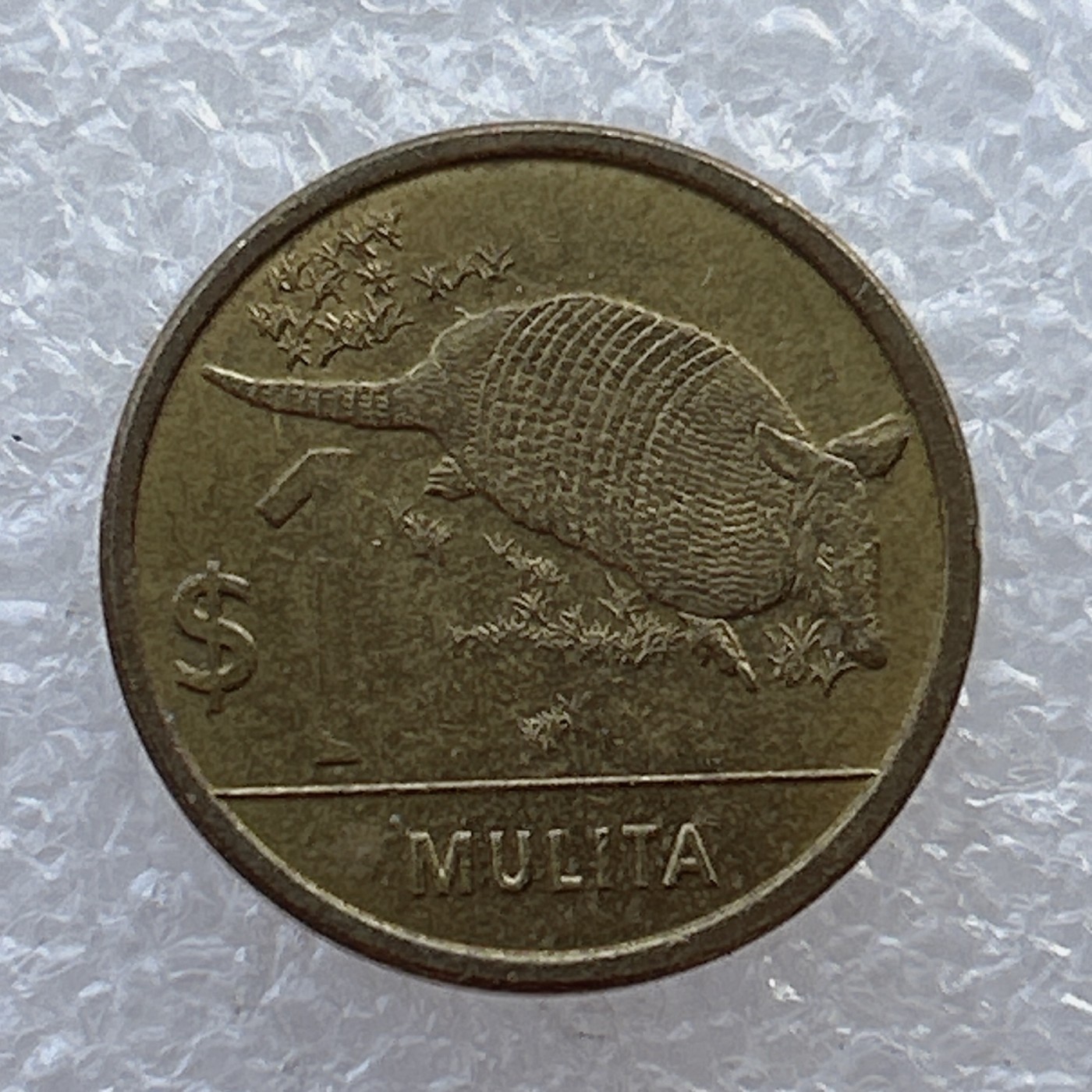 全场一元起拍 世界钱币散币场 第22期 乌拉圭犰狳1比索 2012年