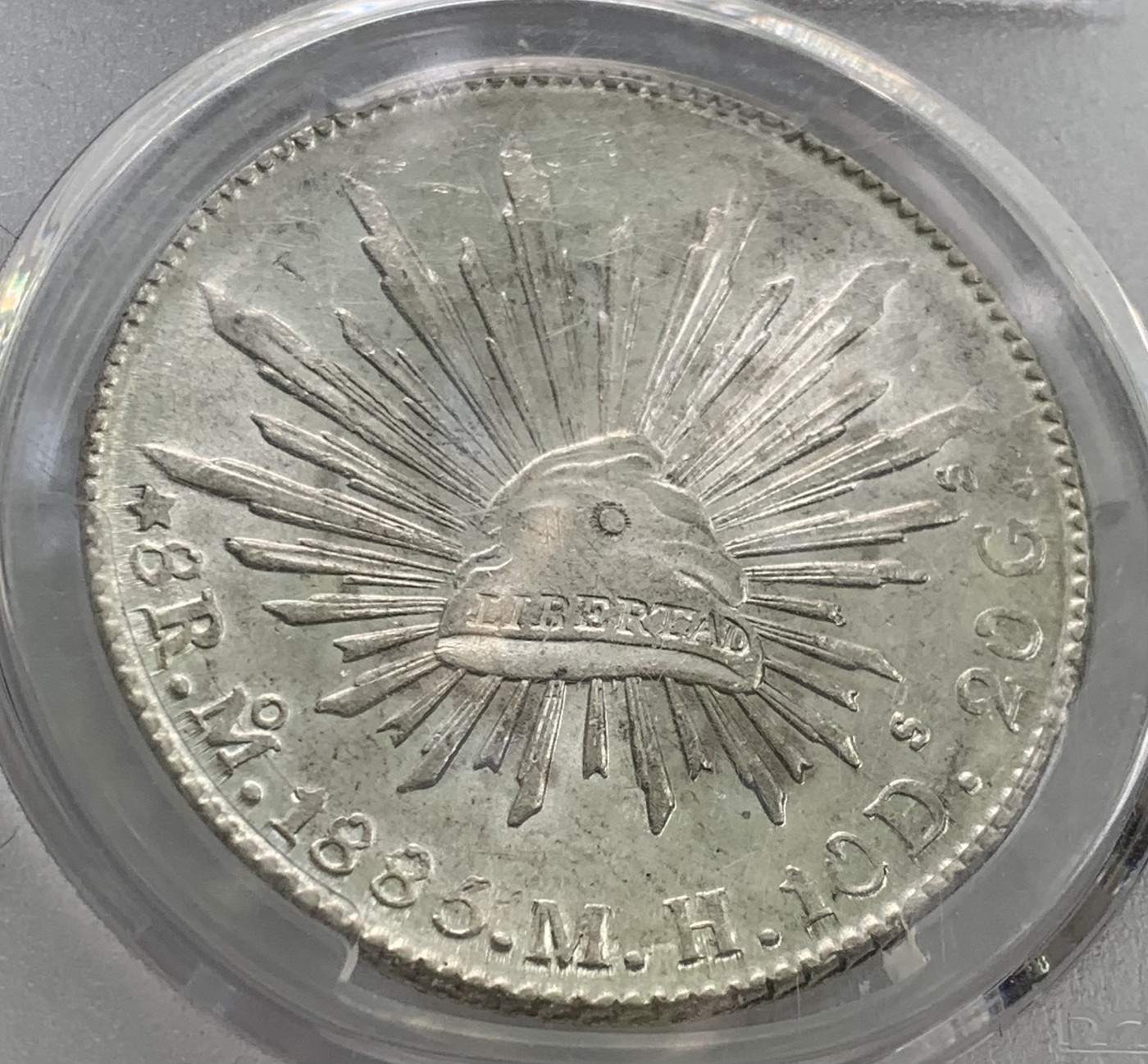 瓶子🏺第108期拍卖会  墨西哥1886年鹰洋大银币  带青天白日军饷戳记