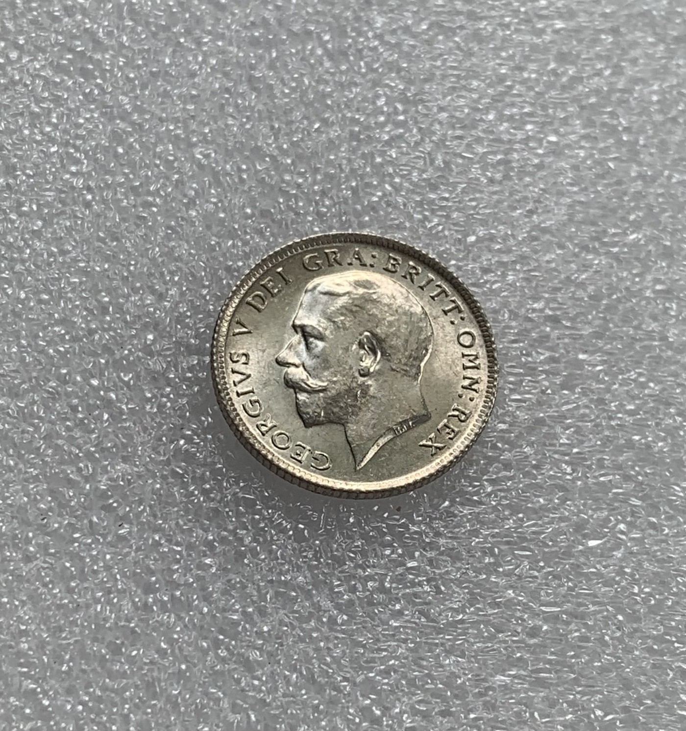 瓶子🏺第108期拍卖会  英国1911年乔治五世6便士银币  ms级别好品