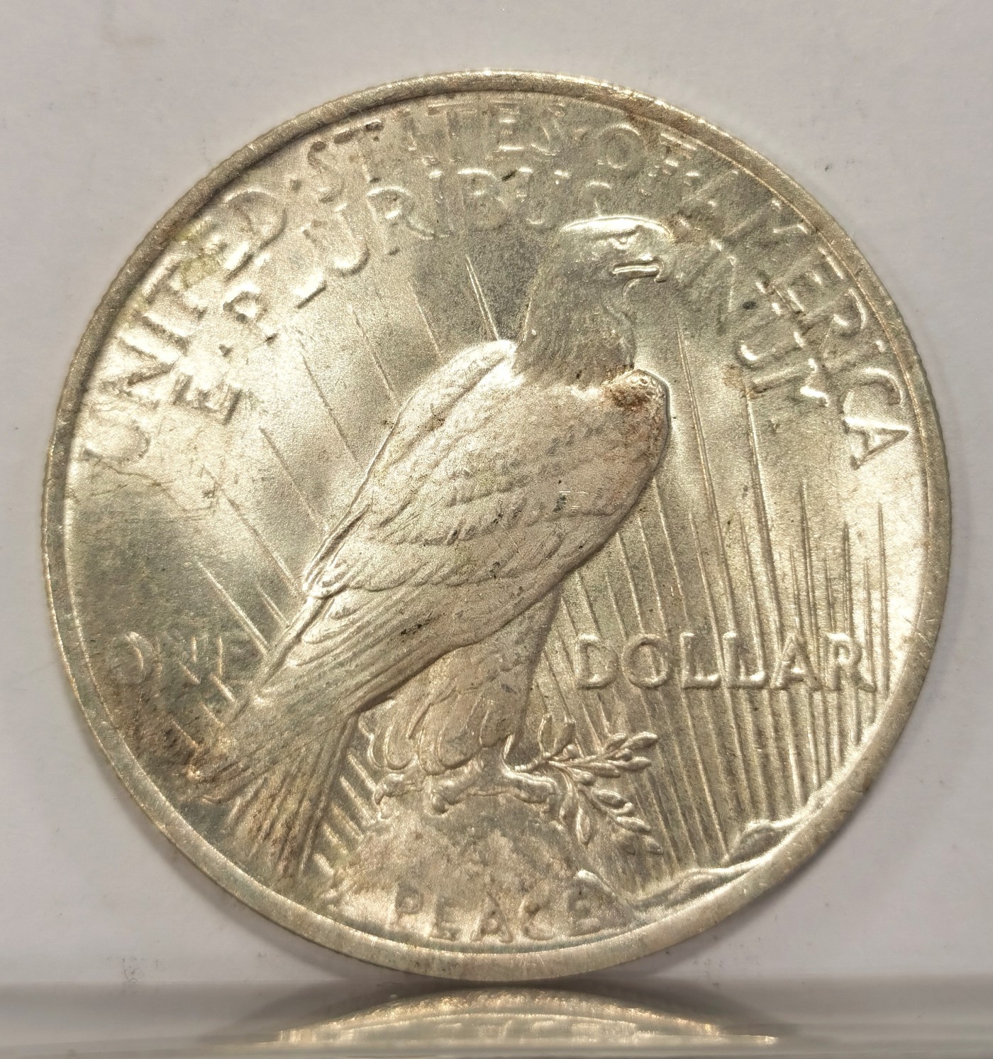 博洋堂世界钱币拍卖第042期周六场（全场包邮）本周五、周六二场连拍 美国1923年著名的和平银币，银霜犹存，挺漂亮的品种