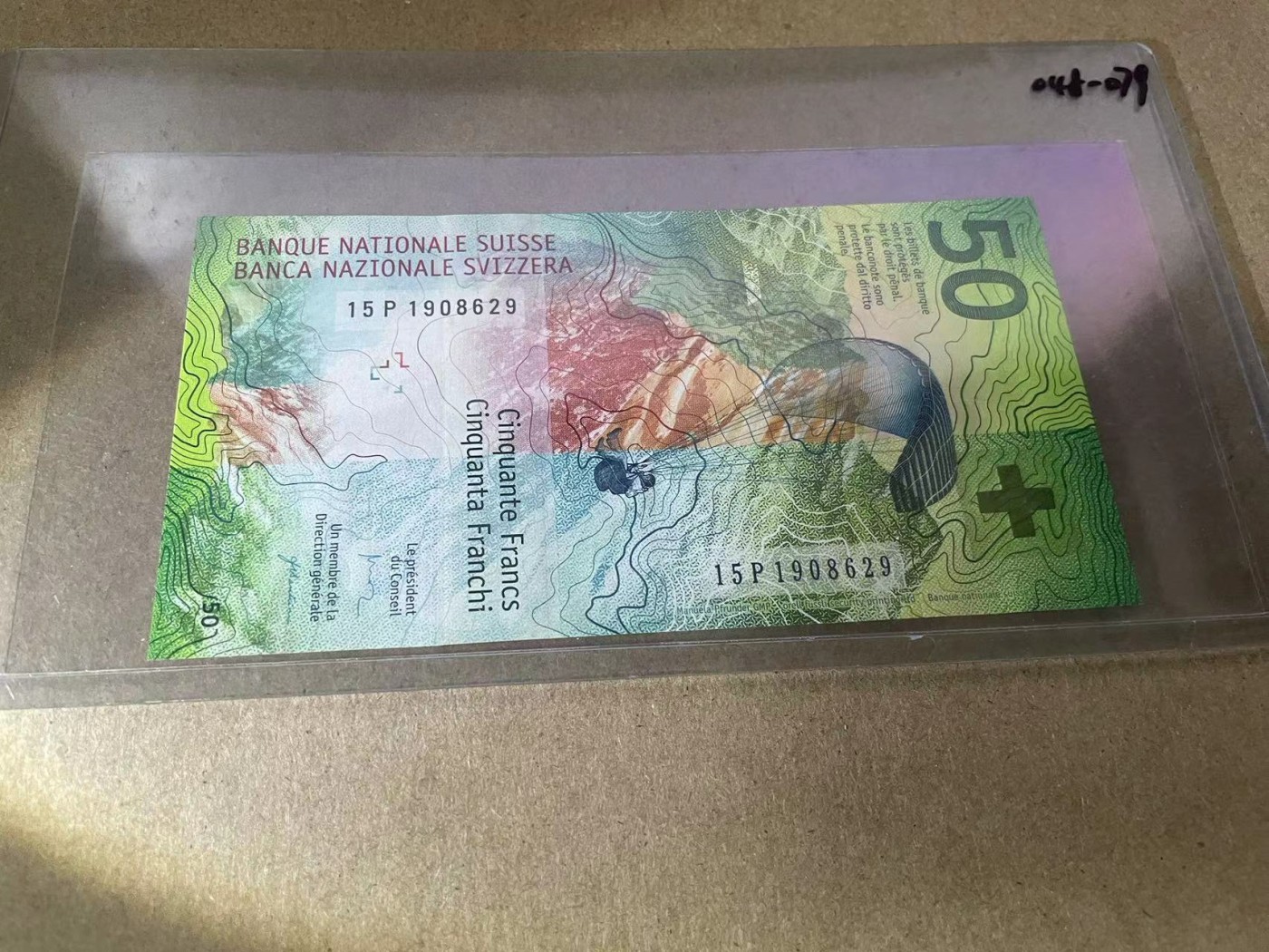 【Blue Auction】✨世界纸币精拍第368期——格雷伯爵夫妇 【15P1908629】瑞士 2015年50法郎 全新UNC