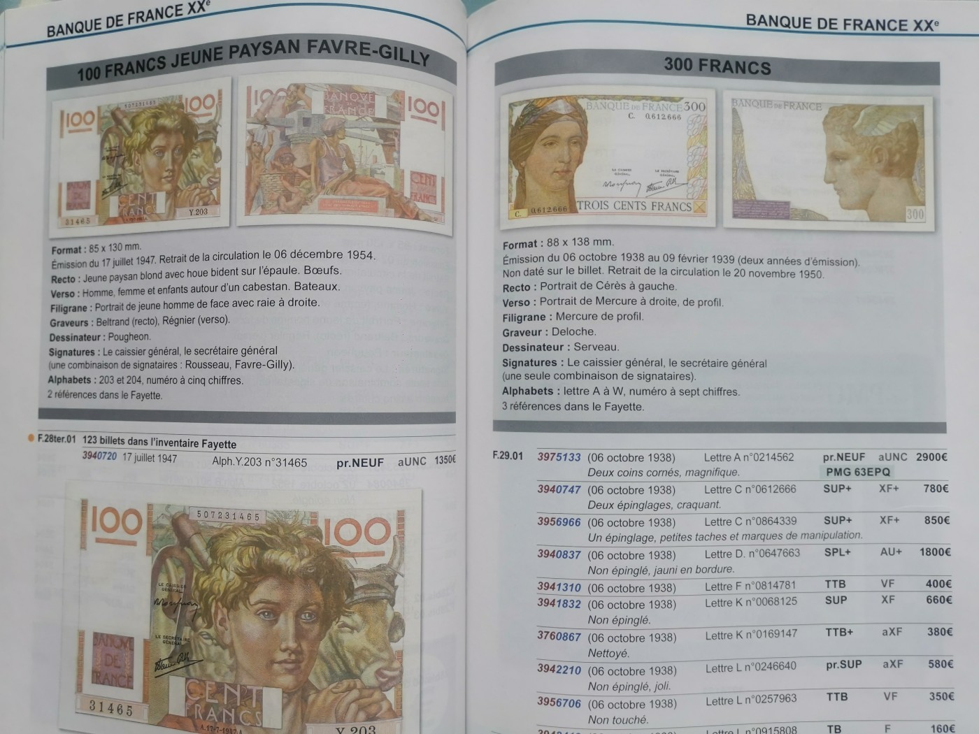 【Blue Auction】✨世界纸币精拍第368期——格雷伯爵夫妇 法国 纸币目录 一册 介绍十分详细 工具书