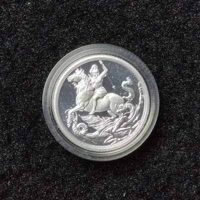 巴斯克收藏第166期 英国与英联邦套币，原盒，卡册专场 9月19/20/21号三场连拍 全场包邮 - 直布罗陀 伊丽莎白二世 2019年 1索维林精制银币 银 (.999)