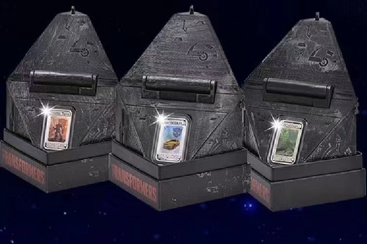 【金钰满堂钱币】拍卖第十五期 福利多多 大家多多捧场 变形金刚银币长方形彩色银币1盎*3带包装证书