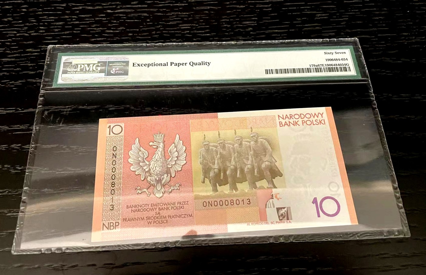 【Blue Auction】✨世界纸币精拍第368期——格雷伯爵夫妇 【无47】波兰 2008年10兹罗提 纪念钞 PMG67EPQ 高分 