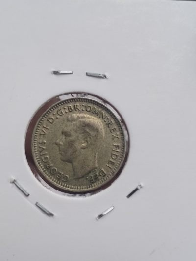 1952年 澳大利亚三便士银币。 - 1952年 澳大利亚三便士银币。