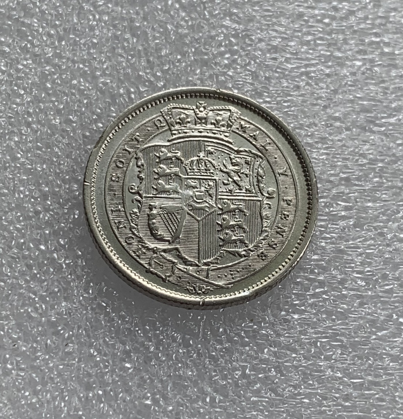 瓶子🏺第108期拍卖会  英国乔治三世银币1819年一先令银币  5.6克 23.7毫米