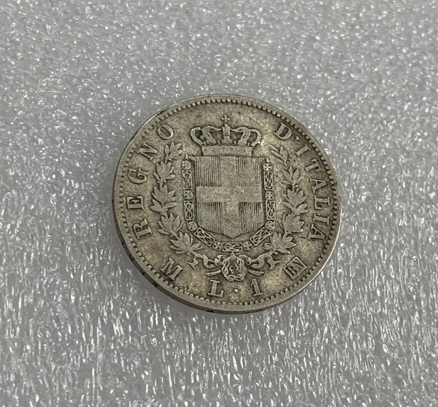 瓶子🏺第108期拍卖会  意大利1863年1里拉银币