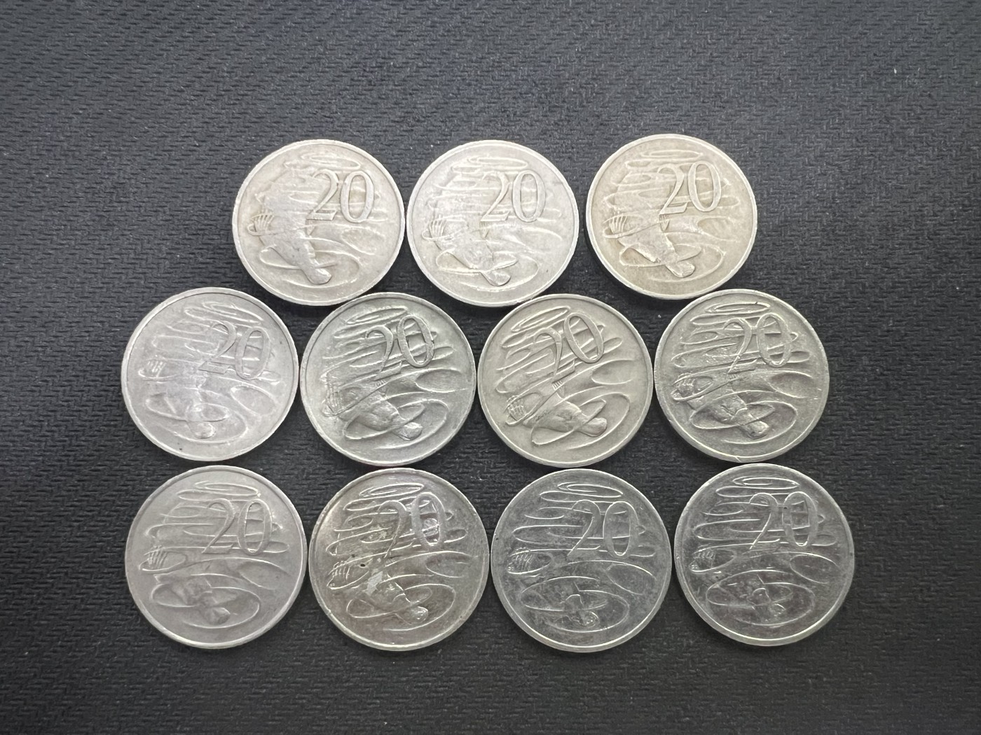 飞翔风筝第八场世界钱币拍卖 澳大利亚11枚不同年份