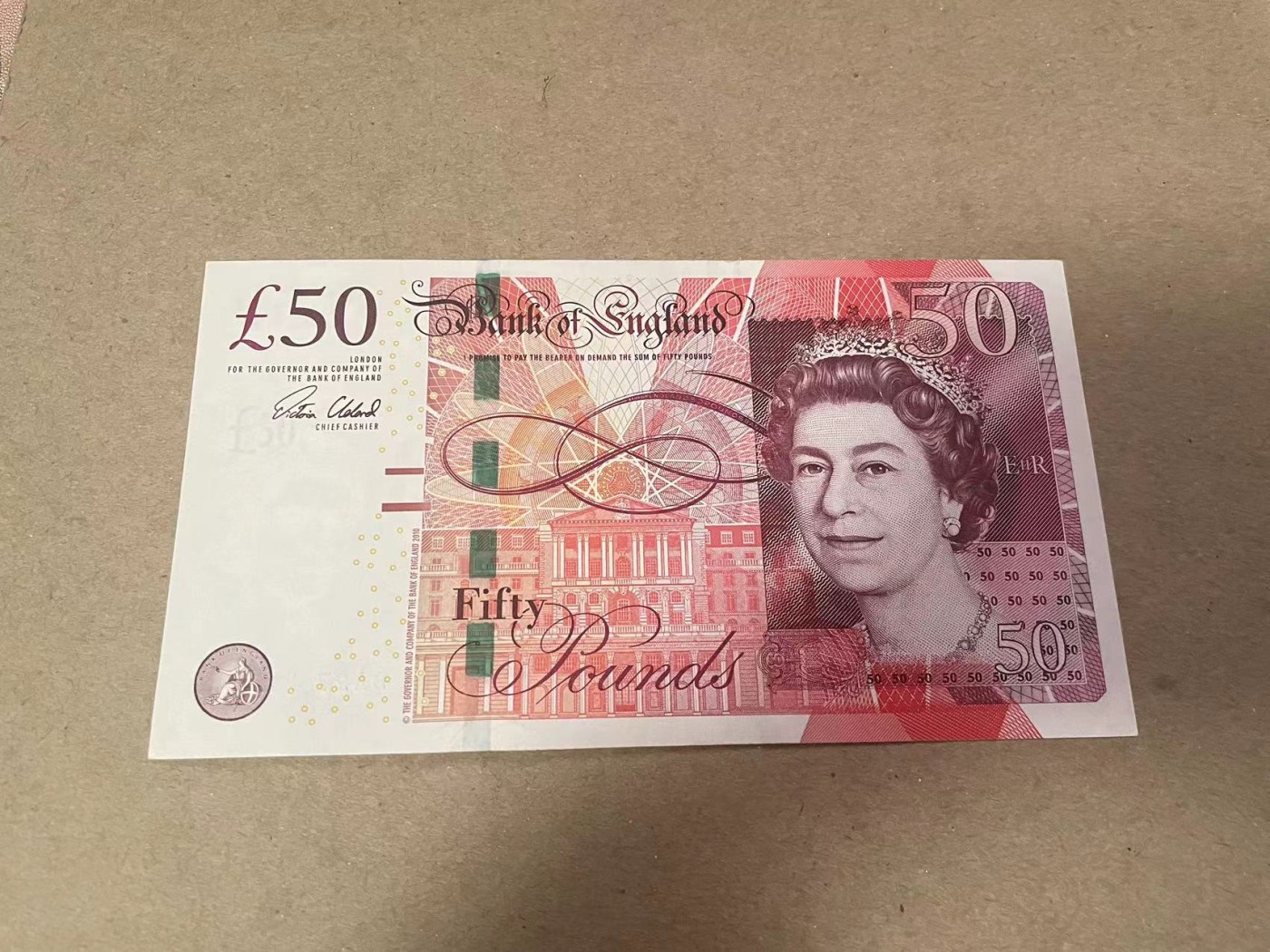 【Blue Auction】✨世界纸币精拍第368期——格雷伯爵夫妇 英国 2010年50镑 品相如图 瓦特