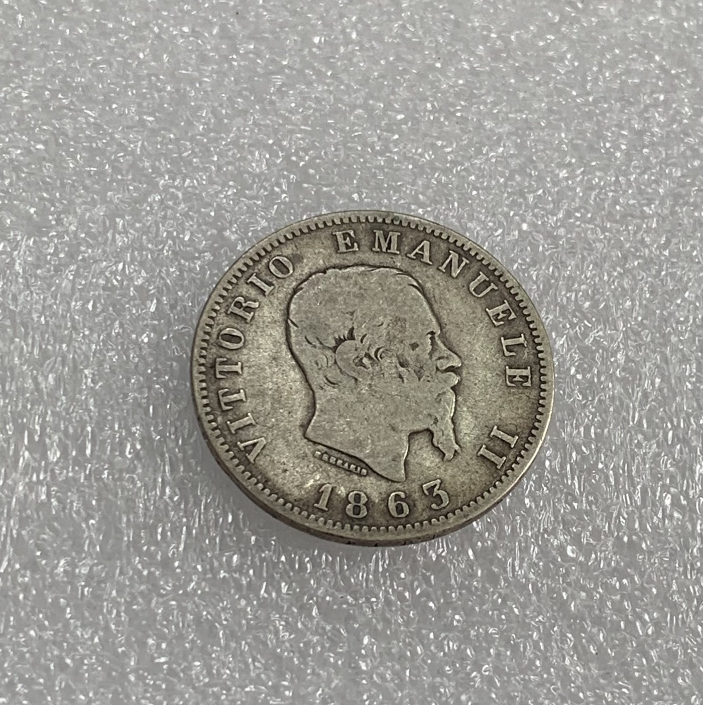 瓶子🏺第108期拍卖会  意大利1863年1里拉银币