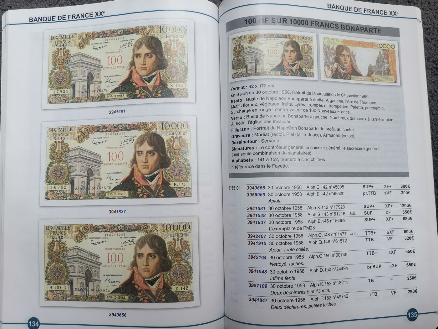 【Blue Auction】✨世界纸币精拍第368期——格雷伯爵夫妇 法国 纸币目录 一册 介绍十分详细 工具书